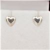 Image 1 : Sterling Silver Heart Earrings
