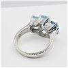Image 5 : Sterling Silver Natural Blue Topaz Ring