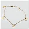 Image 1 : Yellow Gold Charm "BFF" Bracelet
