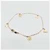 Image 2 : Yellow Gold Charm "BFF" Bracelet