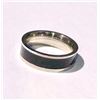 Image 1 : Titanium Black Inlay Ring