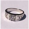 Image 1 : Men's Platinum Plated Ring