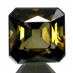 2.08ct. RARE Conspicuous 6.7mm. Rich Green Tourmaline AAA FLAWLESS RETAIL $850 (GEM-3783)
