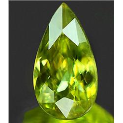 1.18ct. VERY RARE Natural Intense Green Titanium Sphene Red Spark VS RETAIL $ (GEM-3704)