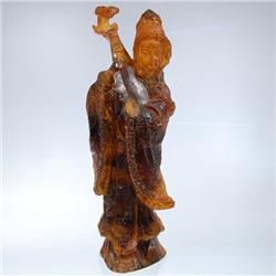 Chinese Amber Kwan Yin With Cello (ANT-091)