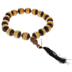 Chinese Bone and Wood Large Buddha Beads (ANT-505)