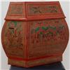 Image 1 : Burmese Red Laquerware Pagoda Shaped Storage Box (CLB-042)