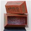 Image 3 : Burmese Red Laquerware Pagoda Shaped Storage Box (CLB-042)