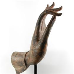Large Bronze Buddha Hand (CLB-152)
