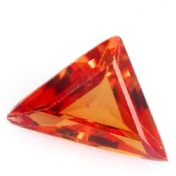 .88ct VERY RARE Vibrant  Orange Sapphire Fancy VVS RETAIL $1950 (GEM-4036)