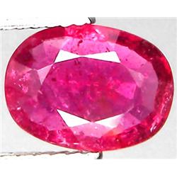 2.68ct RARE Top AAA Orange Pink Ruby Mogok VVS Oval Cut  RETAIL $2750 (GEM-4084)