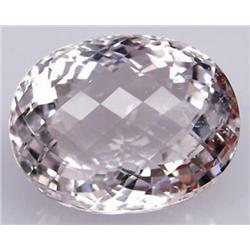 15.39ct RARE Light Pink Morganite AAA Huge FLAWLESS RETAIL $6000 (GEM-4101)