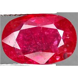 4.19ct RARE Top AAA Red Ruby Mogok VS Oval Cut  RETAIL $4550 (GEM-4173)