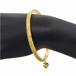 Heavy 24k Gold Layered Bracelet  (JEW-167)