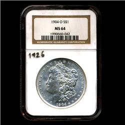 1904O US Morgan $1 Silver Coin Graded MS64 (COI-1926)
