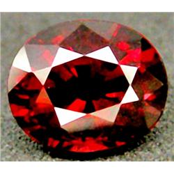 3.5ct. Enticing Unheated VERY RARE FLAWLESS Top Pinkish Red Zircon AAA RETAIL $2350 (GEM-3244)