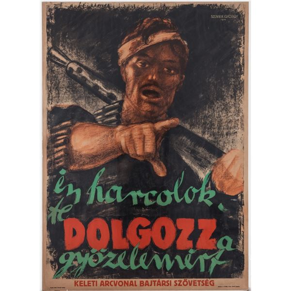 WWII WAFFEN-SS GYORGY SZENNIK POSTER