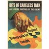Image 1 : BITS OF CARELESS TALK WWII POSTER STEVEN DOHANOS