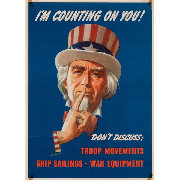 I'M COUNTING ON YOU UNCLE SAM POSTER