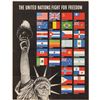 Image 1 : WWII UNITED NATIONS FIGHT FOR FREEDOM POSTER