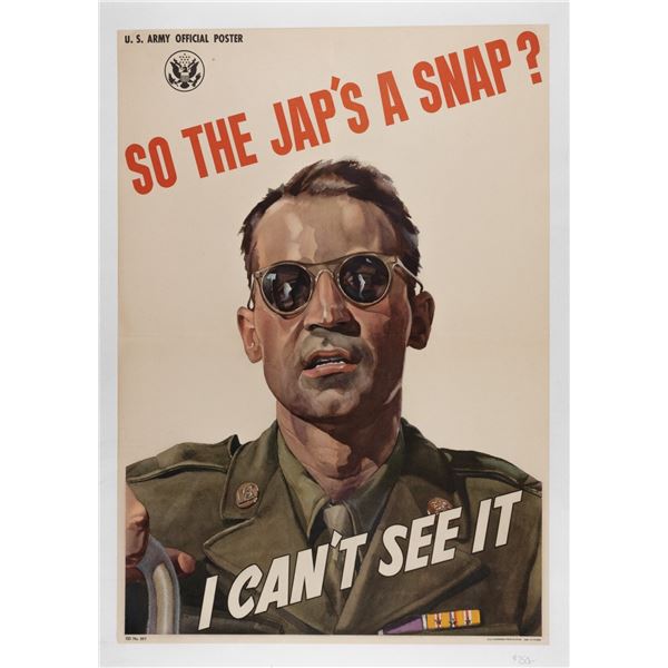 SO THE JAP'S A SNAP POSTER