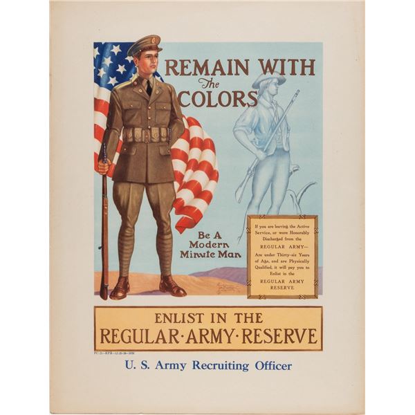 US ARMY RESERVE RECRUITMENT POSTER
