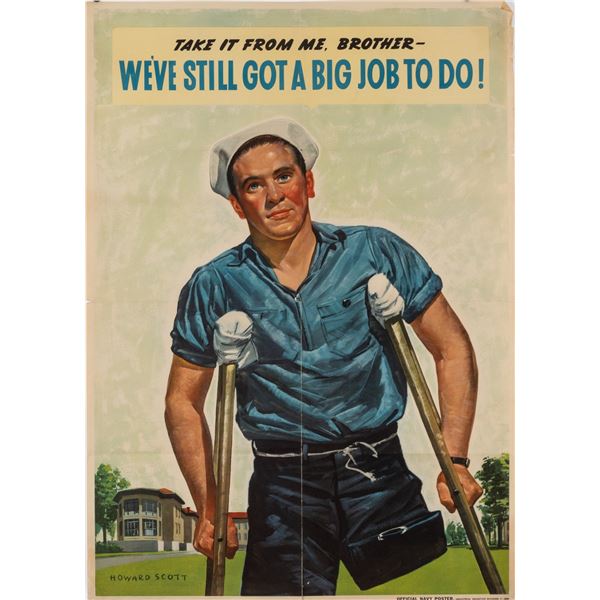 WE'VE STILL GOT A BIG JOB TO DO HOWARD SCOTT POSTER