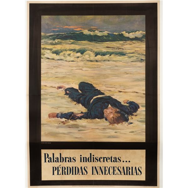 CARELESS WORD POSTER IN SPANISH BY ANTON OTTO FISCHER