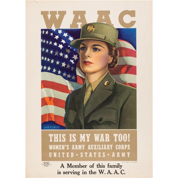 WWII WOMENS ARMY AUXILIARY CORPS POSTER