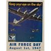 Image 1 : US AIR FORCE DAY 1947 POSTER