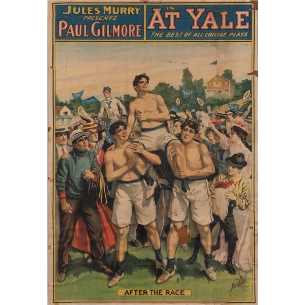 YALE THE BEST OF ALL COLLEGE PLAYS VINTAGE POSTER