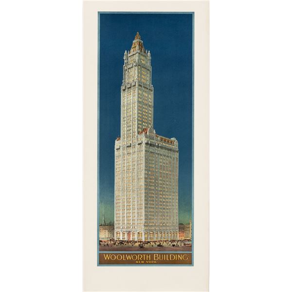 WOOLWORTH BUILDING NEW YORK CITY POSTER