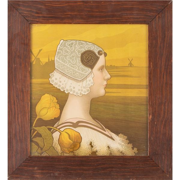 PAUL BERTHON QUEEN WILHELMINE PRINT