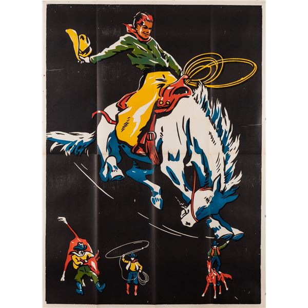 RODEO COWBOY BILLBOARD STOCK POSTER