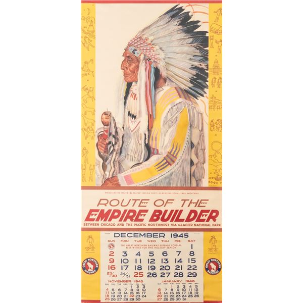 WINOLD REISS GREAT NORTHERN RAILWAY CALENDAR