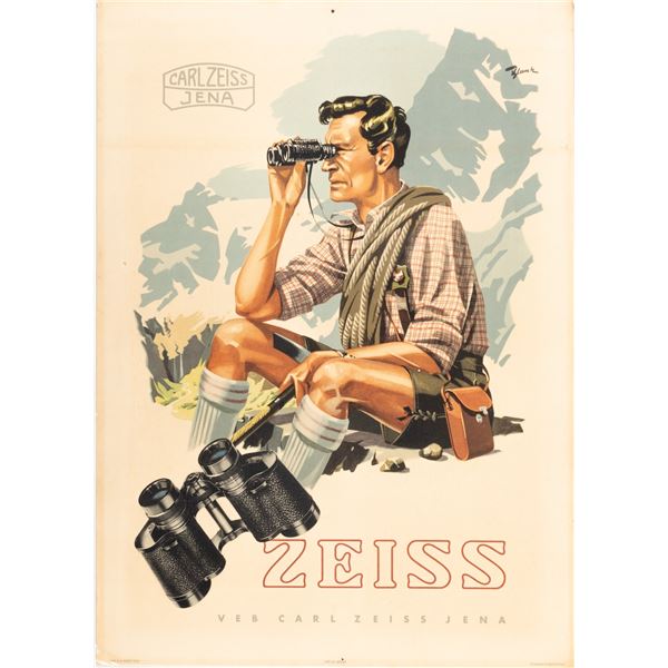 GERMAN ZEISS ADVERTISEMENT POSTER