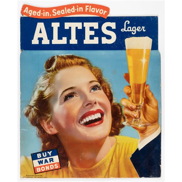 ALTES LAGER WAR BONDS ADVERTISEMENT