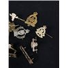 Image 2 : Nice Collectible Lot Of Military Cap Badges and Collars