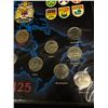 Image 2 : Canada 125 Years Coins Set In Holder