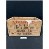 Image 1 : 14x9.5x7 Vintage Licensed CIL Empty Wooden Box