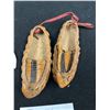 Image 3 : Antique Leather Handmade Rat TailedShoes for Doll plus One Antique Mini Doll