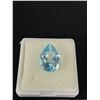 Image 2 : Sky Blue Topaz 6.245 ct. 14.14 x 10.22 x 6.39 mm. Pear Cut- Loupe Clean- Brazil Enhanced