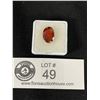 Image 1 : Natural Garnet 7.35 ct. 14.00 x 9.67 x 5.62 mm. Oval Cut -VS- Brazil Untreated