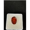 Image 2 : Natural Garnet 7.35 ct. 14.00 x 9.67 x 5.62 mm. Oval Cut -VS- Brazil Untreated