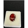Image 2 : Natural Garnet 7.385 ct. 14.30 x 10.22 x 5.11 mm. Oval Cut- VS -Brazil- Untreated