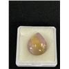 Image 2 : Ametrine (Amethyst & Citrine) 10.01 ct. 16.68 x 13.98 x 6.10 mm. Pear Cabochon -VS- Brazil Untreated