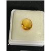 Image 2 : Natural Citrine 2.625 ct. 9.62 x 8.52 x 4.44 mm. Oval Cut -Loupe Clean- Brazil Untreated