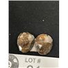 Image 2 : Natural Golden -Sheen Rose- Cut Sapphire 23.07 ct. 19.27 x 15.35 x 3.54 mm. Newest Variety of Sapphi