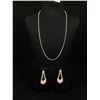 Image 1 : A Nice Rhinestone Necklace with Earrings