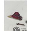 Image 2 : A Nice Vintage Pin Lot, Red Hat, Executive Seceratary Etc